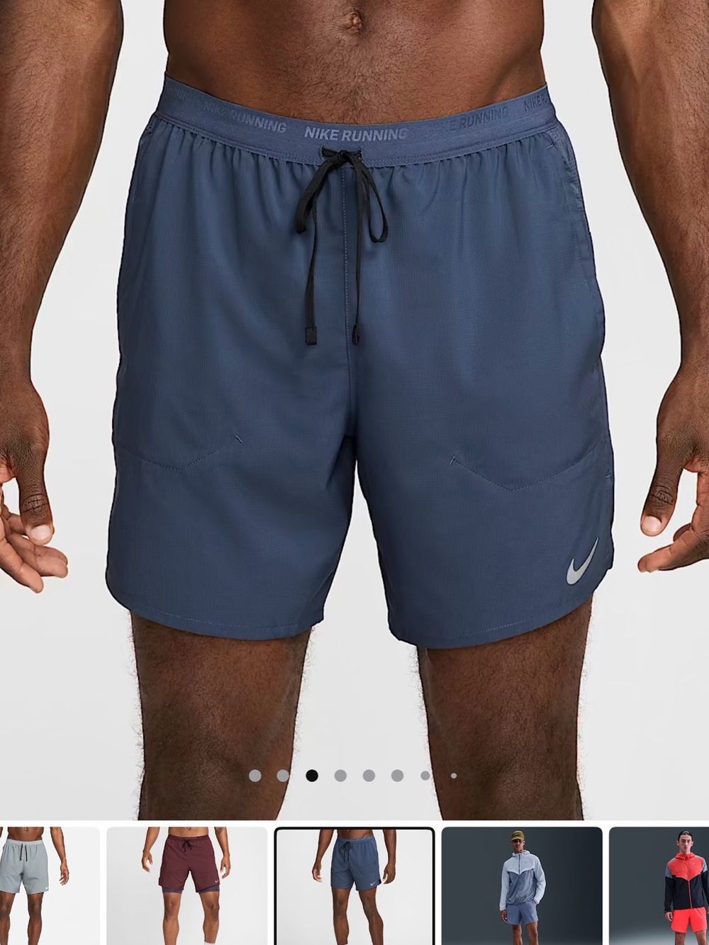 Nike Men’s Running Shorts — Slate Blue